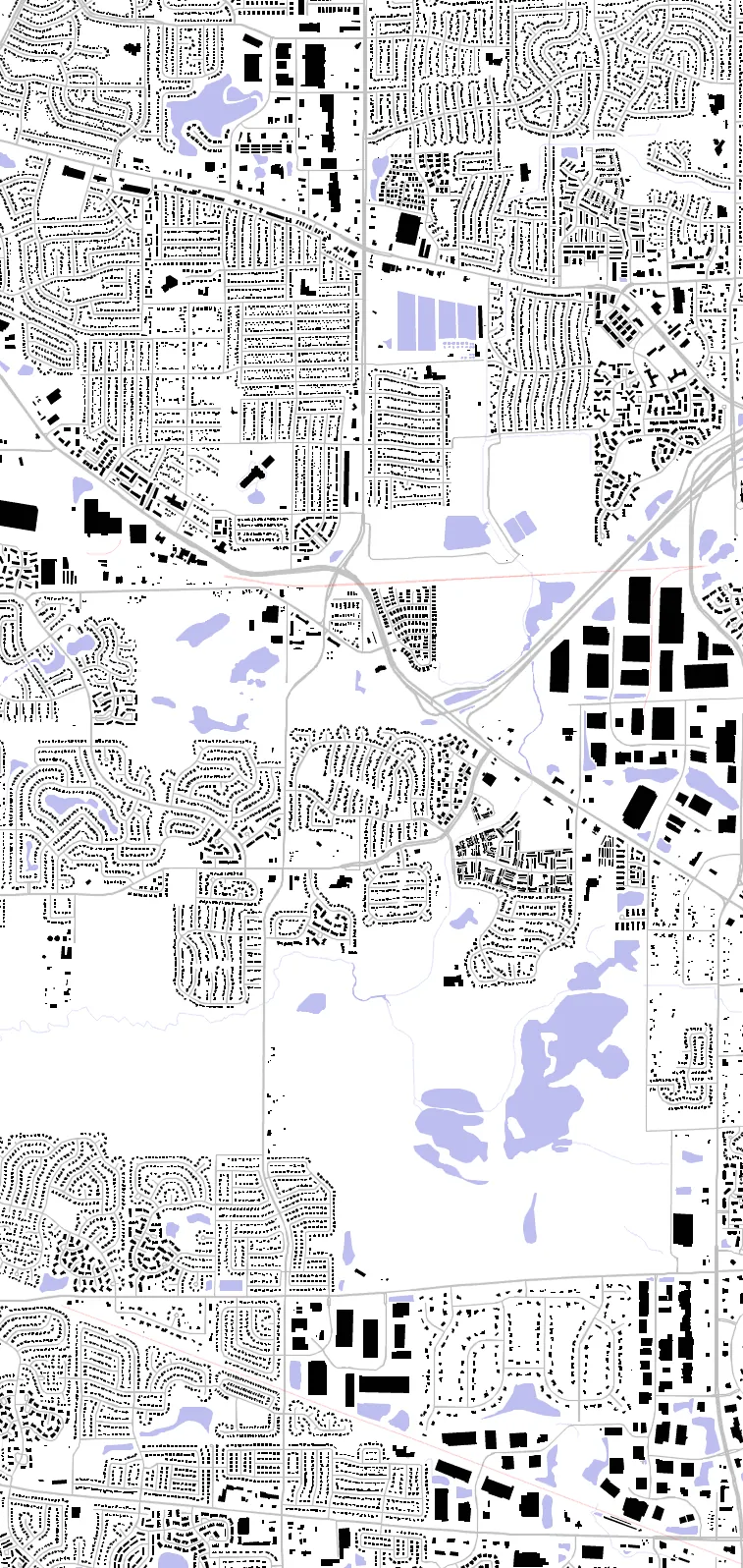 Hanover Park Schwarzplan