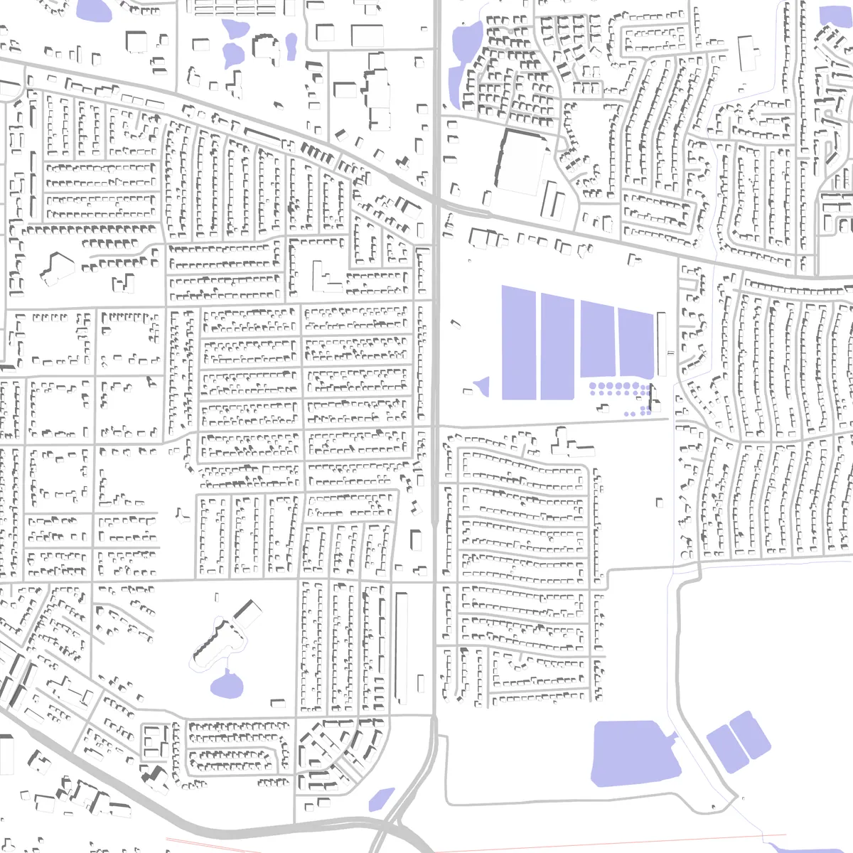 Hanover Park Lageplan (2,5 km)