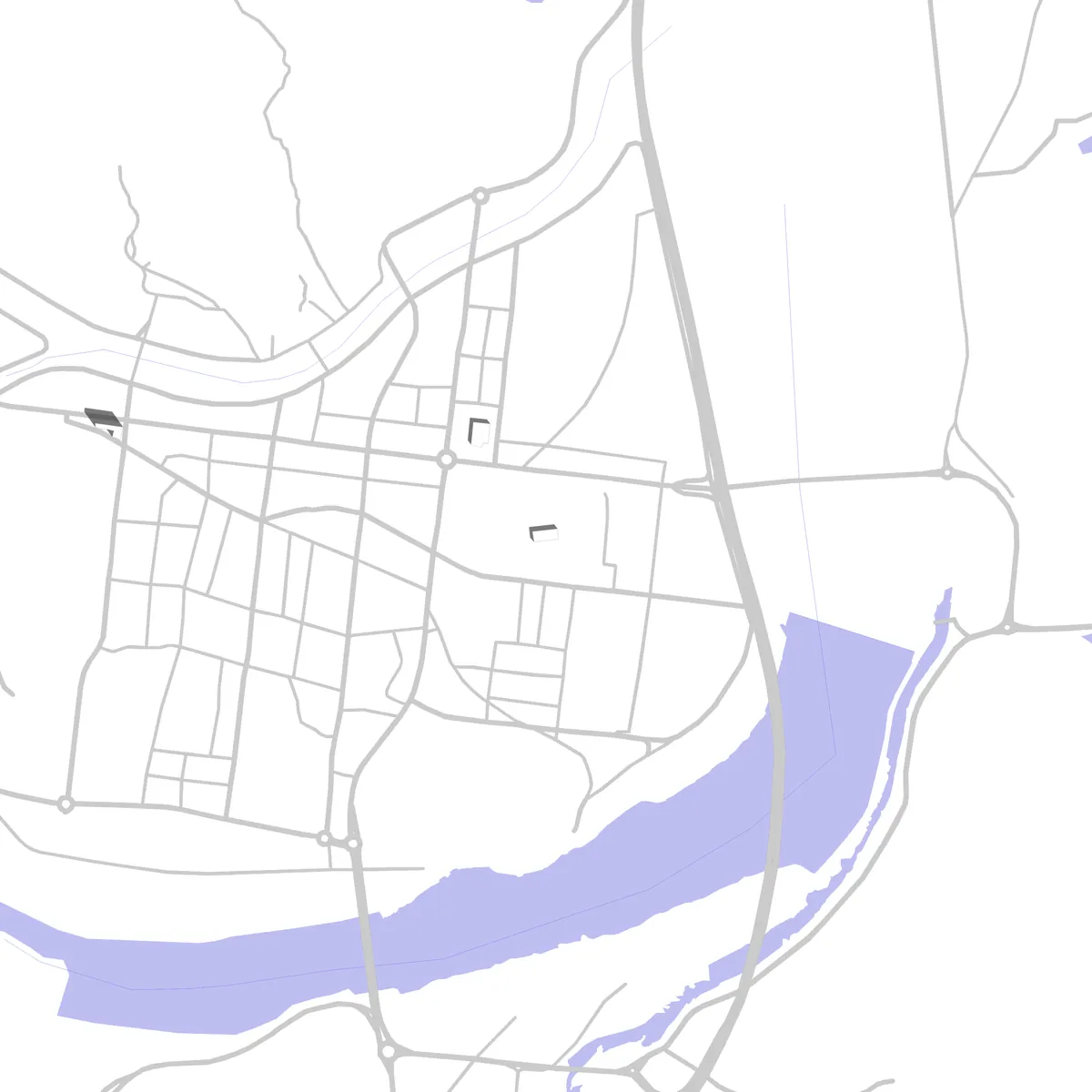 합천 대지현황도 (2.5 km)