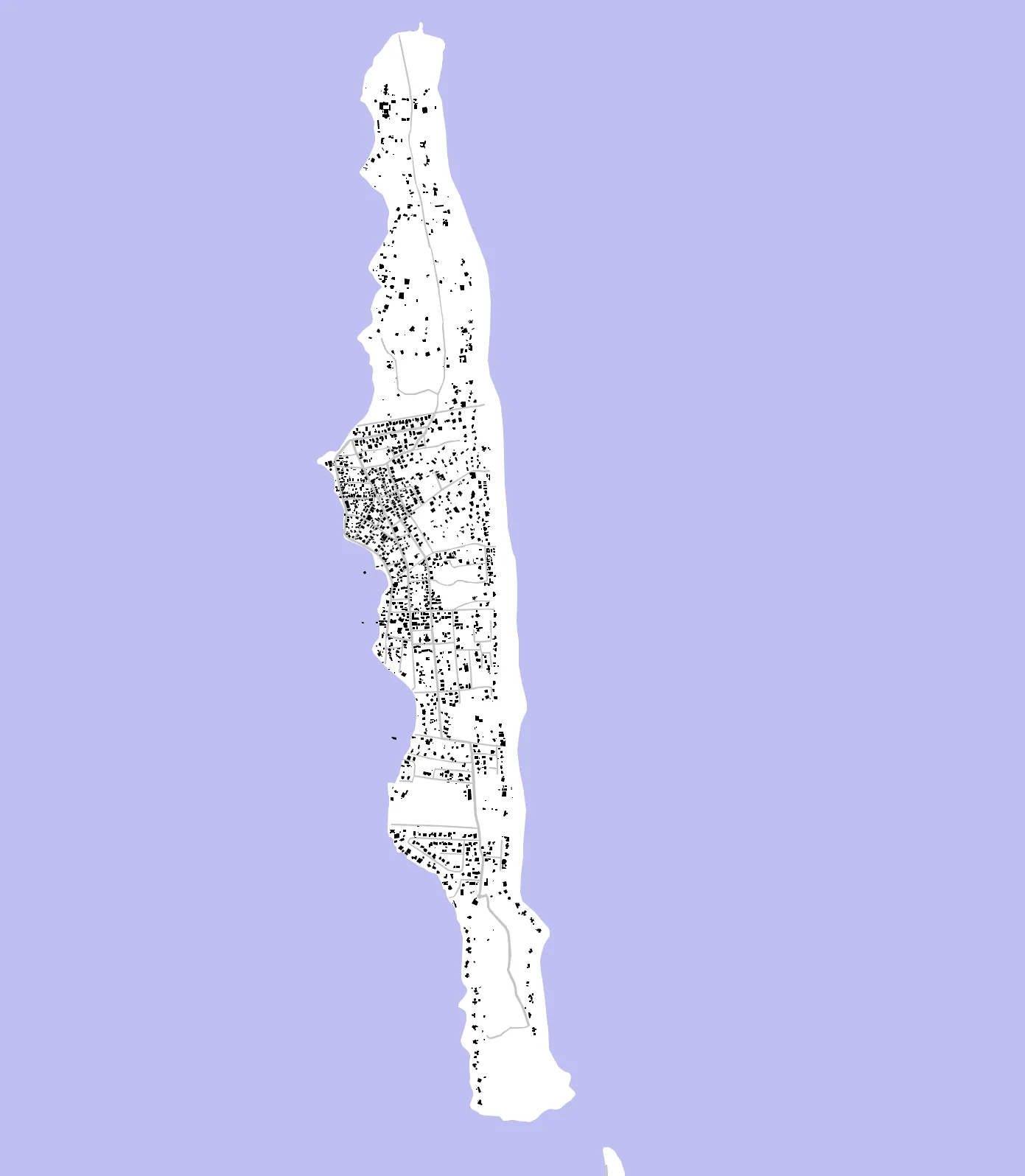Harbour Island figure ground plan