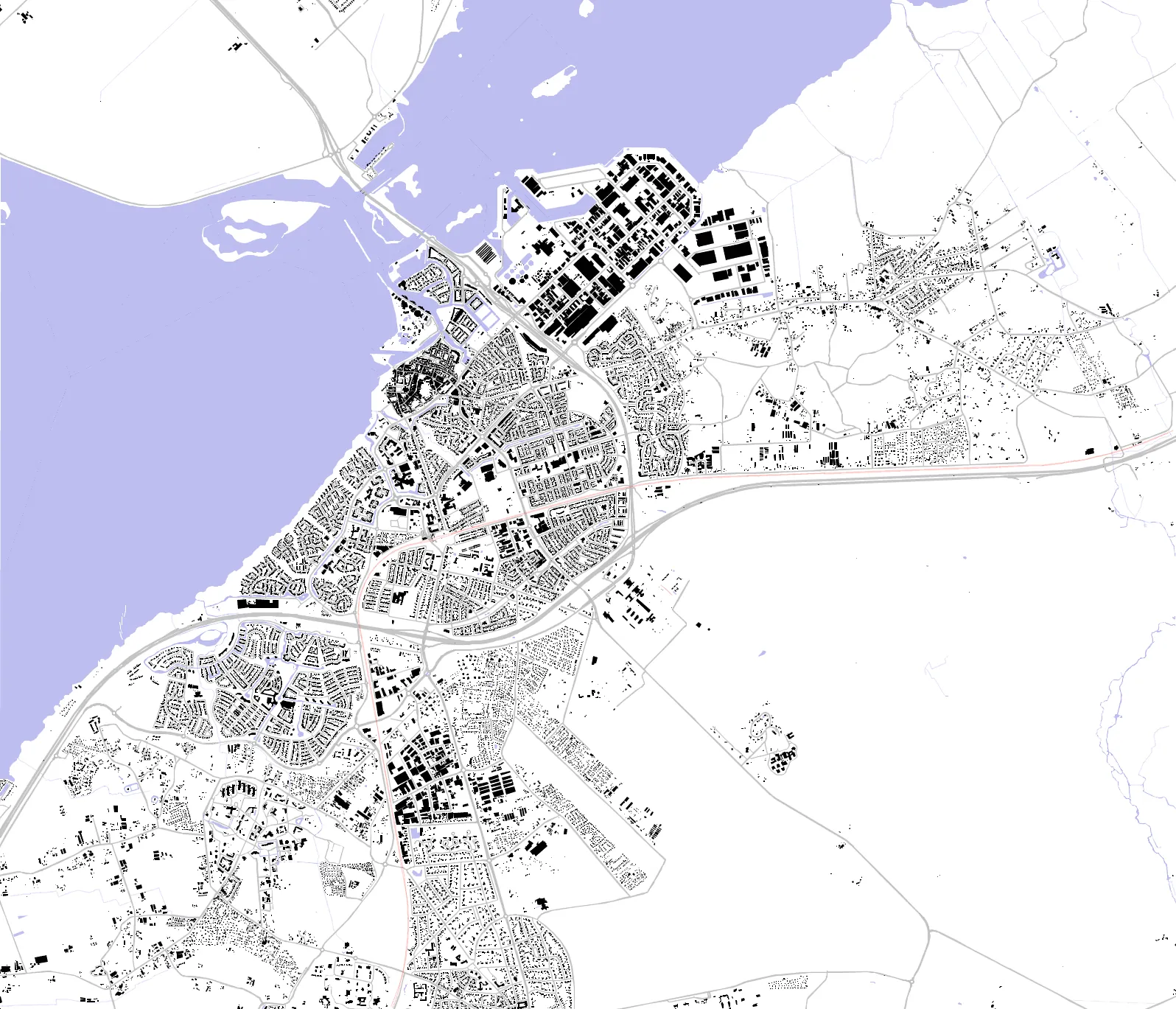 Harderwijk figure ground plan