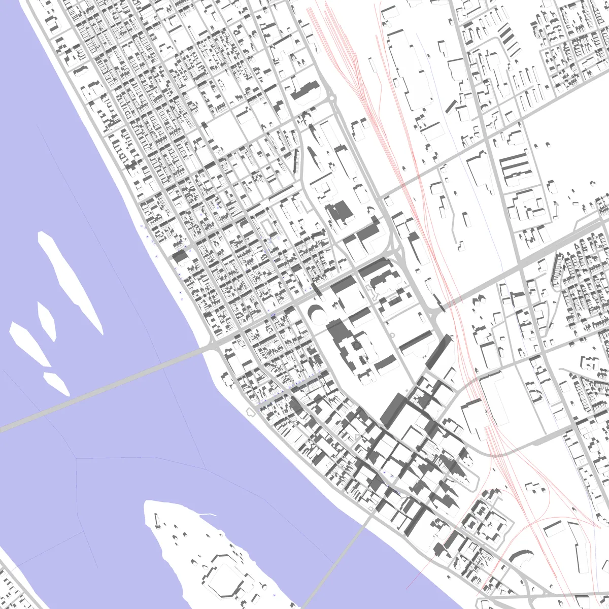 Harrisburg site plan (2.5 km)