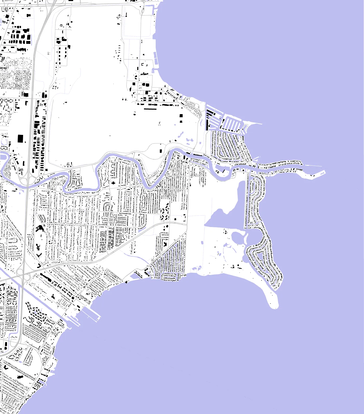 Harrison Township Schwarzplan