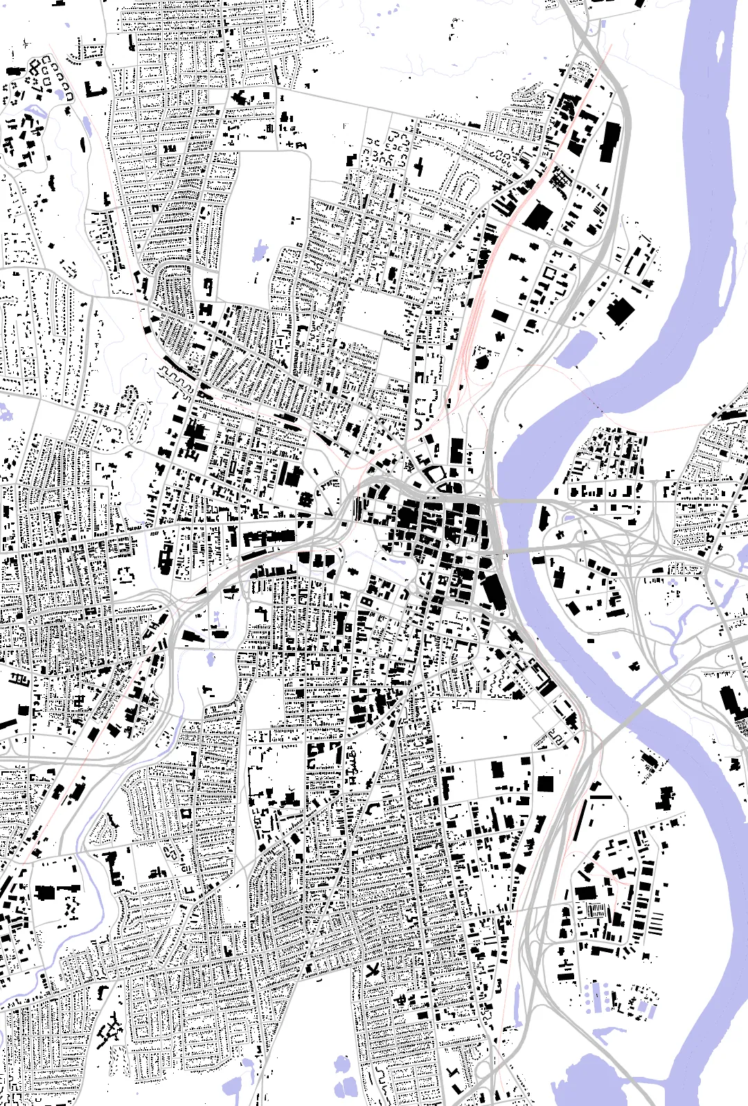 Hartford Schwarzplan