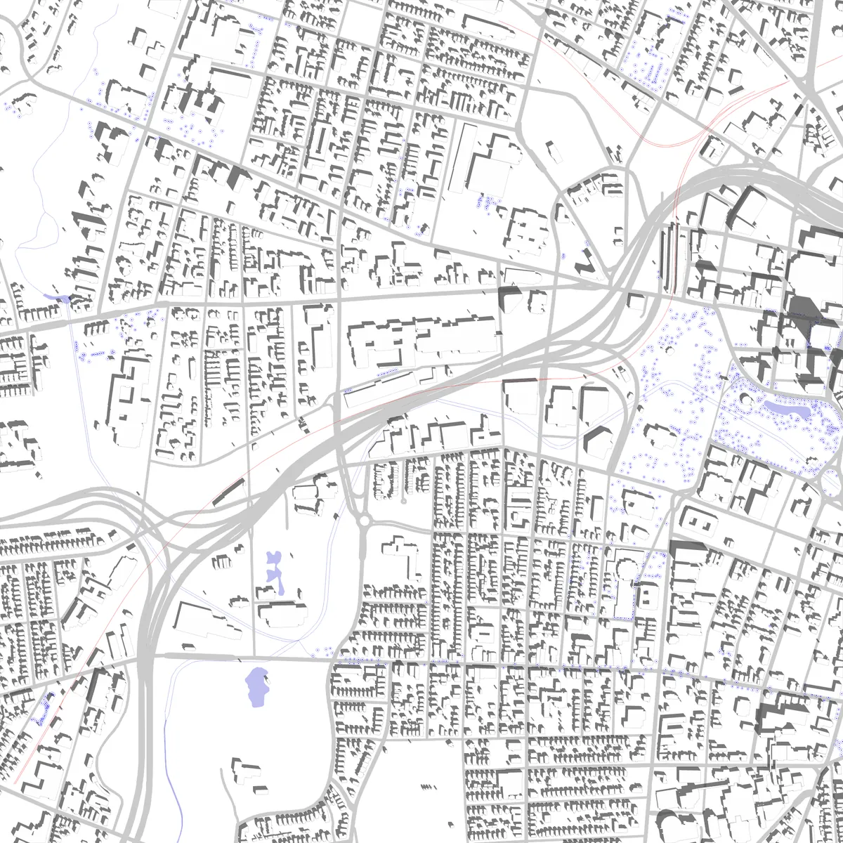 Hartford Lageplan (2,5 km)