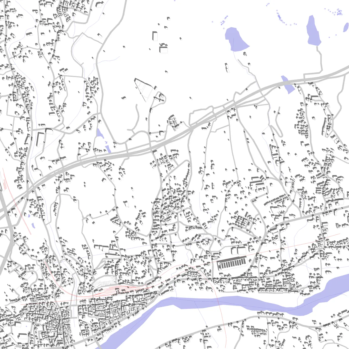 橋本 敷地図 (2.5 km)