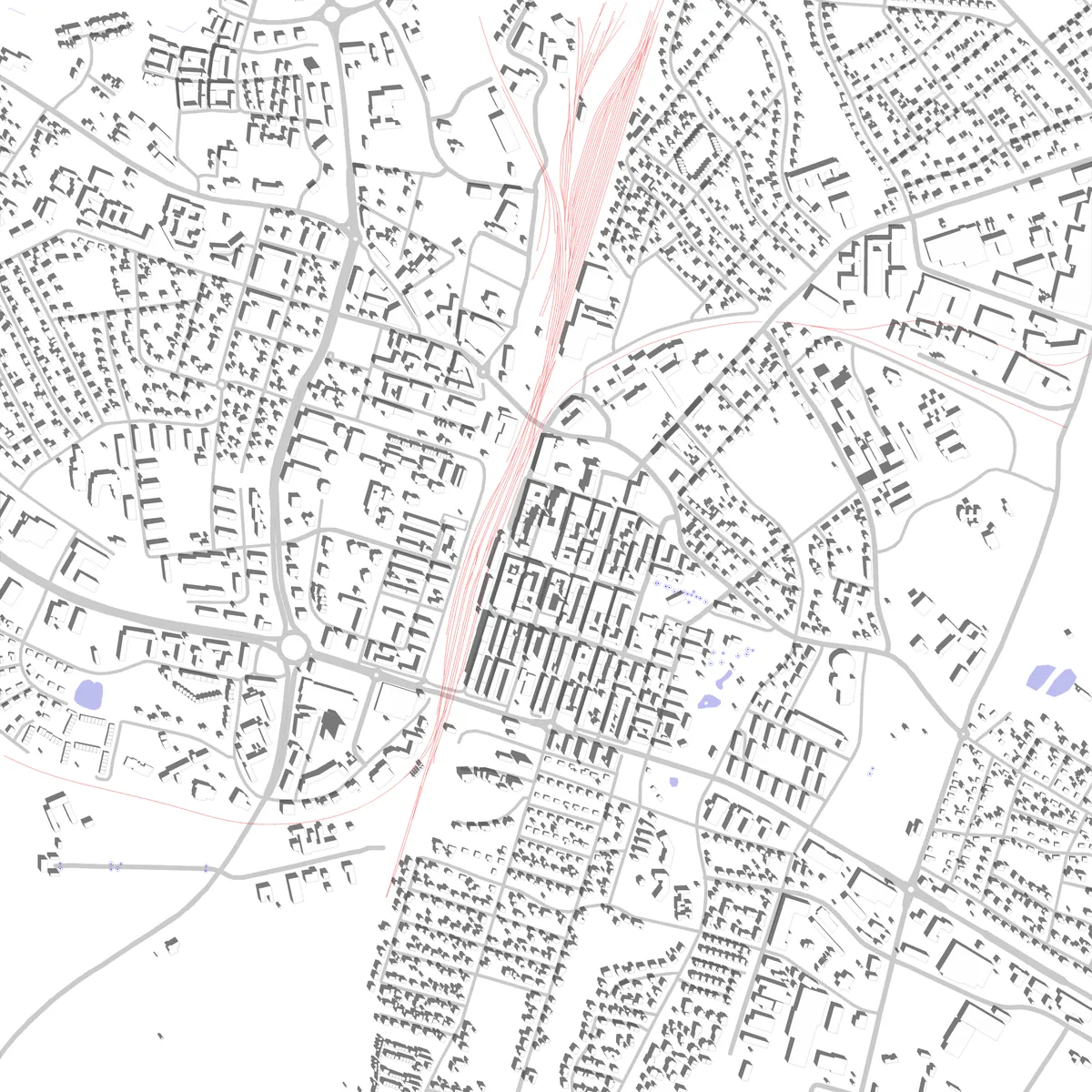 Hässleholm site plan (2.5 km)