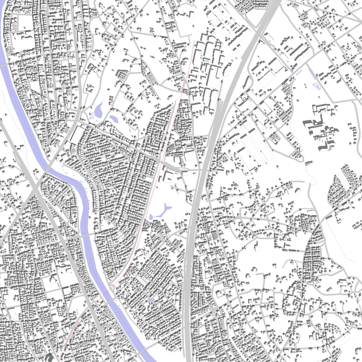 Hasuda site plan (2.5 km)