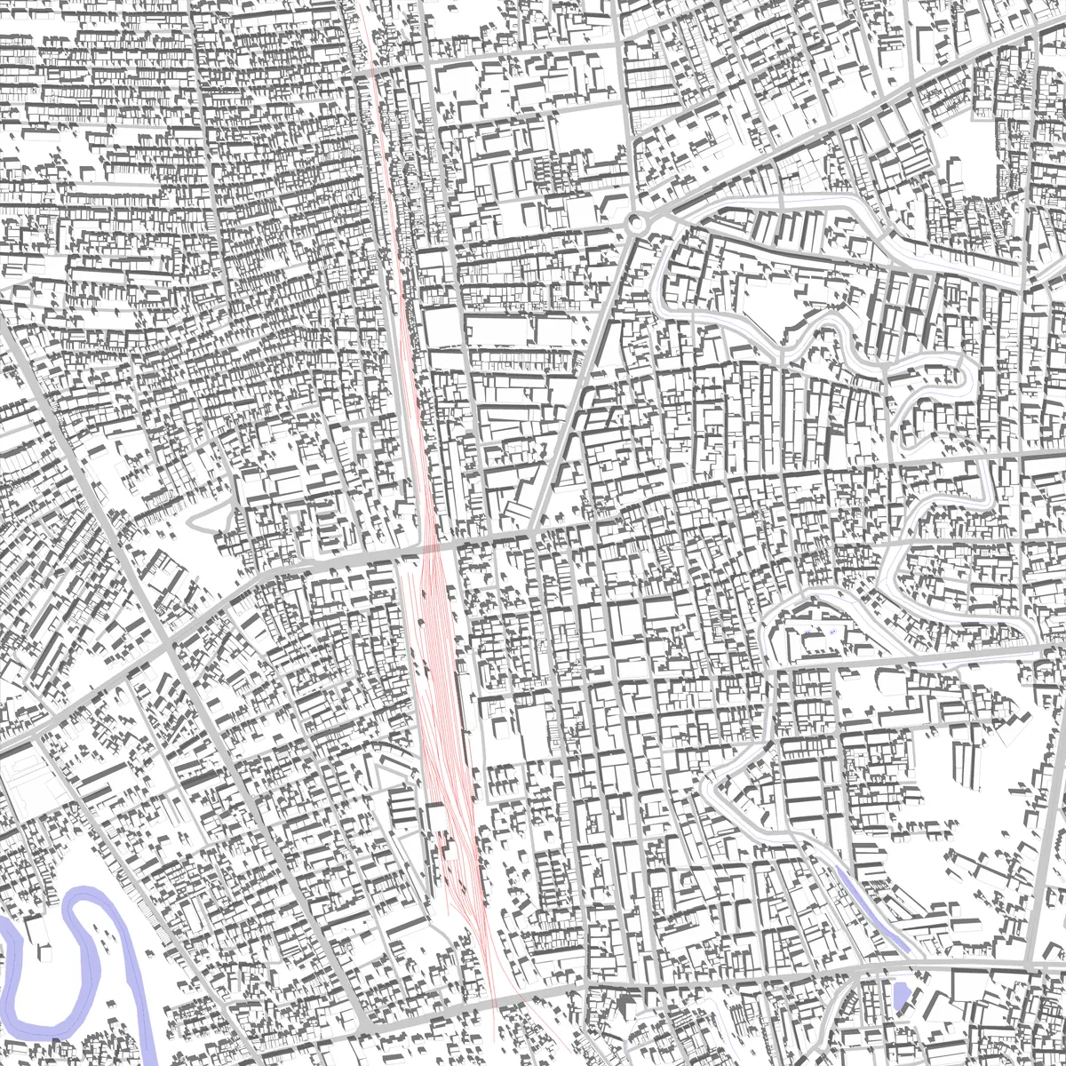 Hat Yai site plan (2.5 km)