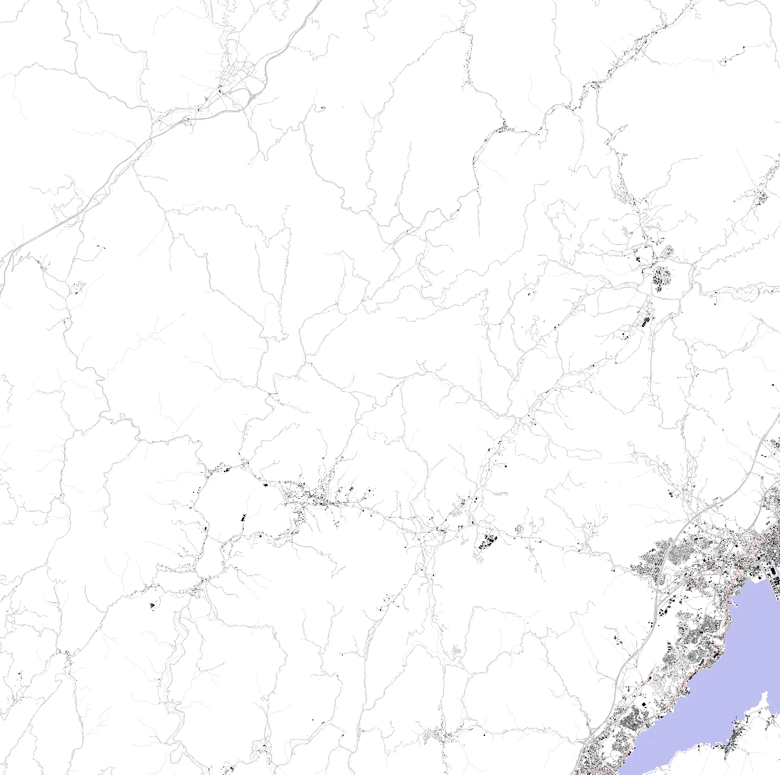 Hatsukaichi Schwarzplan