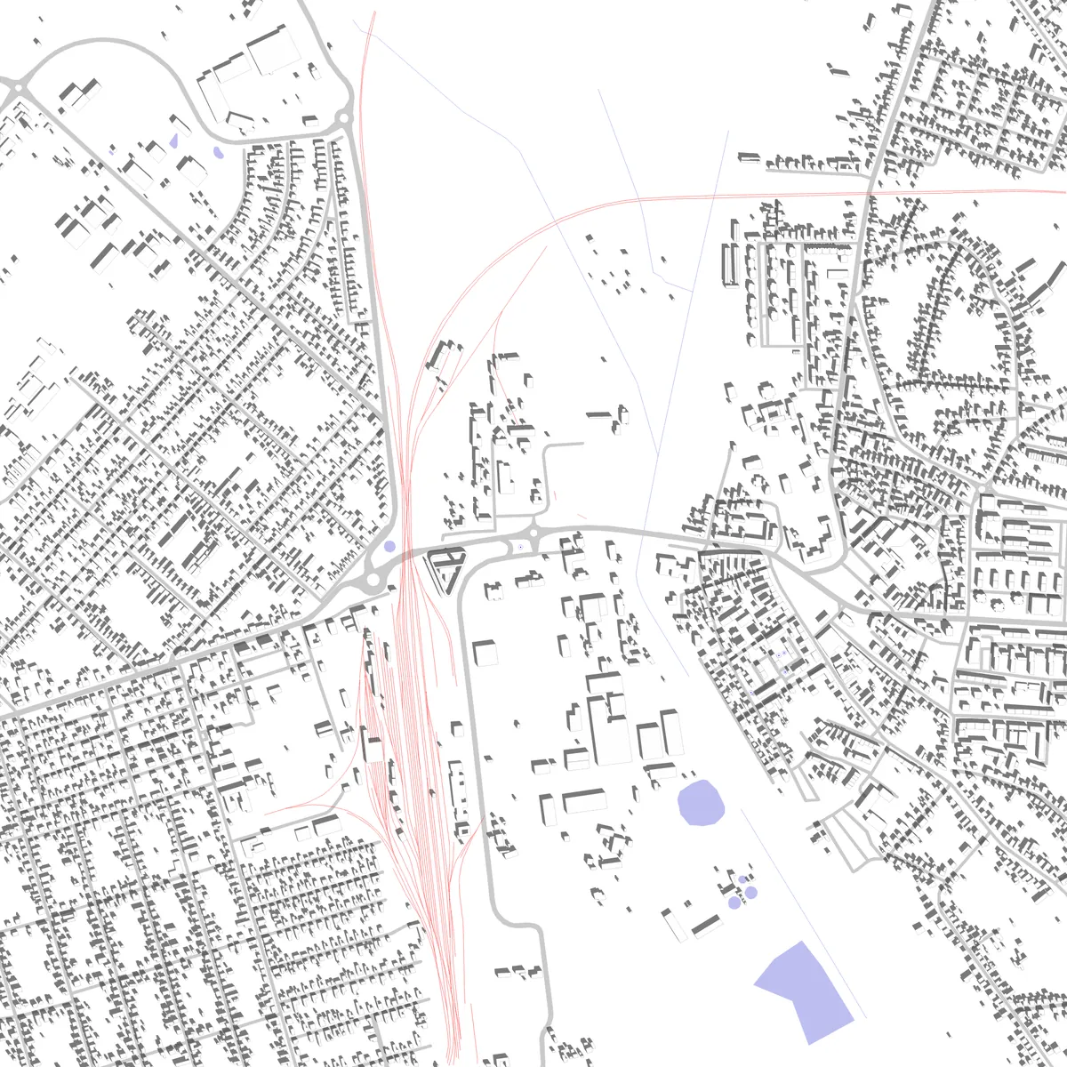 Hatvan site plan (2,5 km)