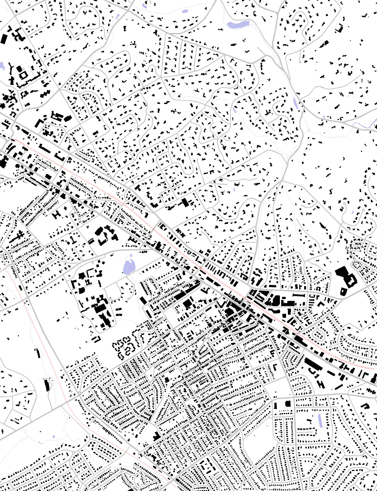 Haverford figure ground plan