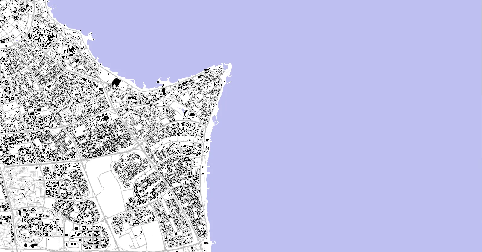 Hawalli figure ground plan