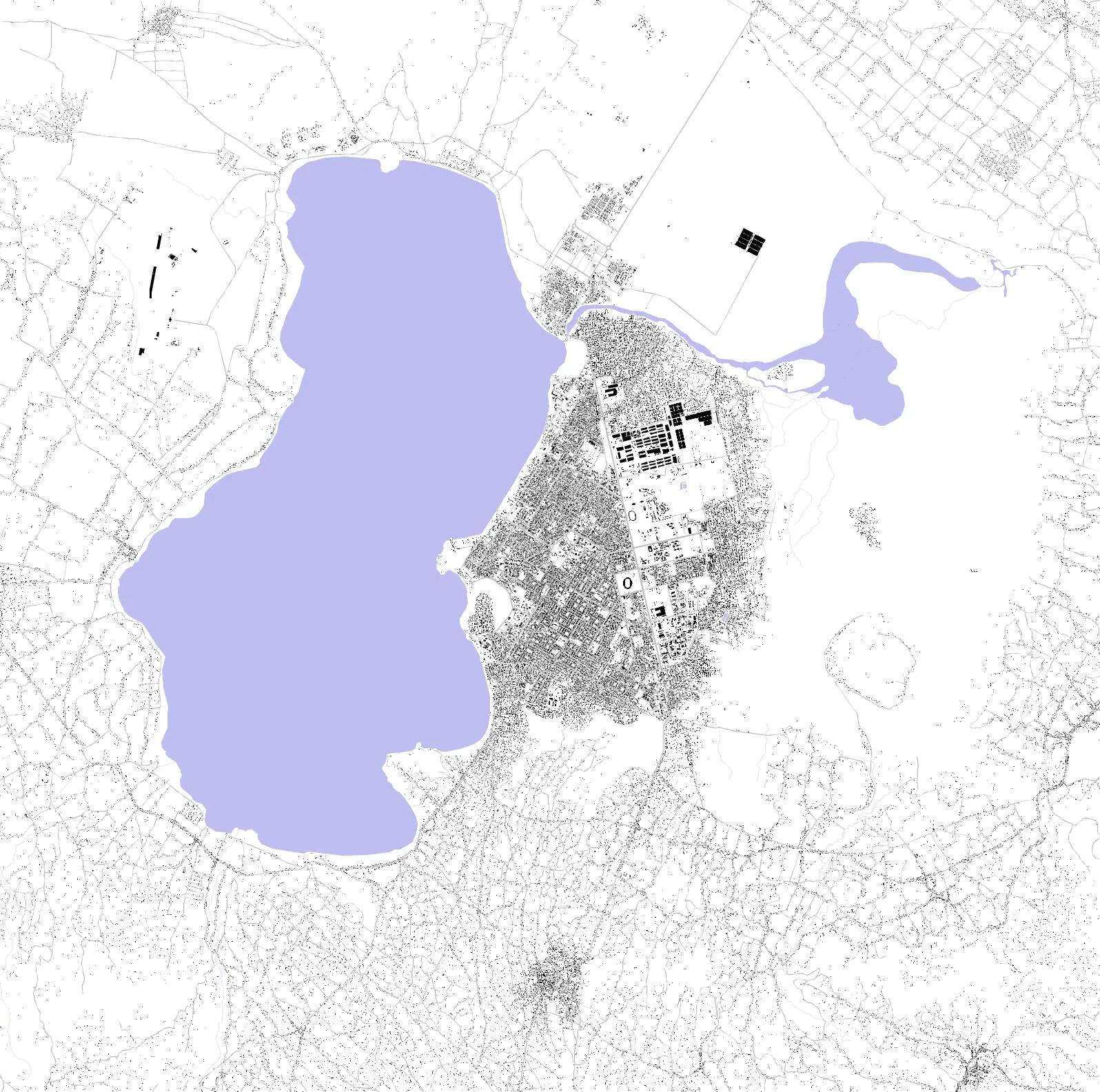 Hawassa figure ground plan