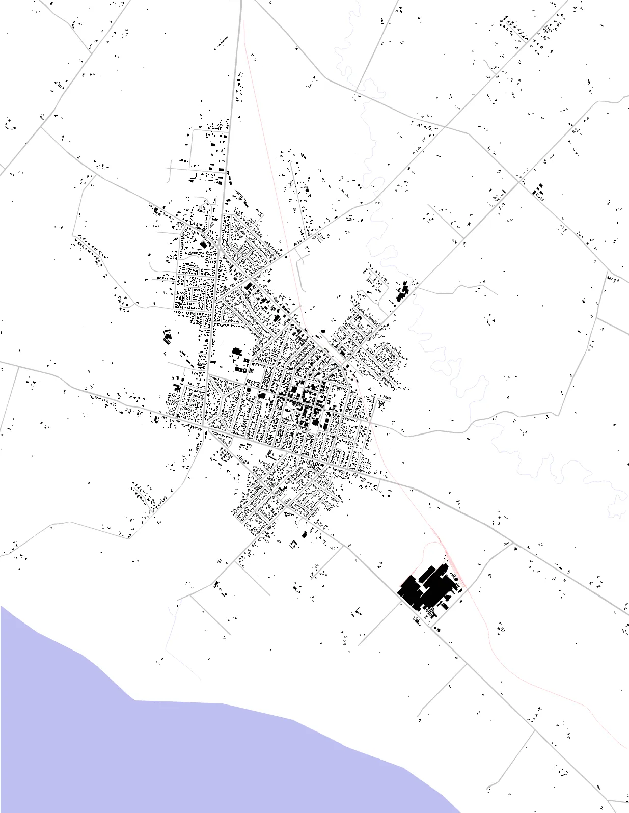 Hawera Schwarzplan