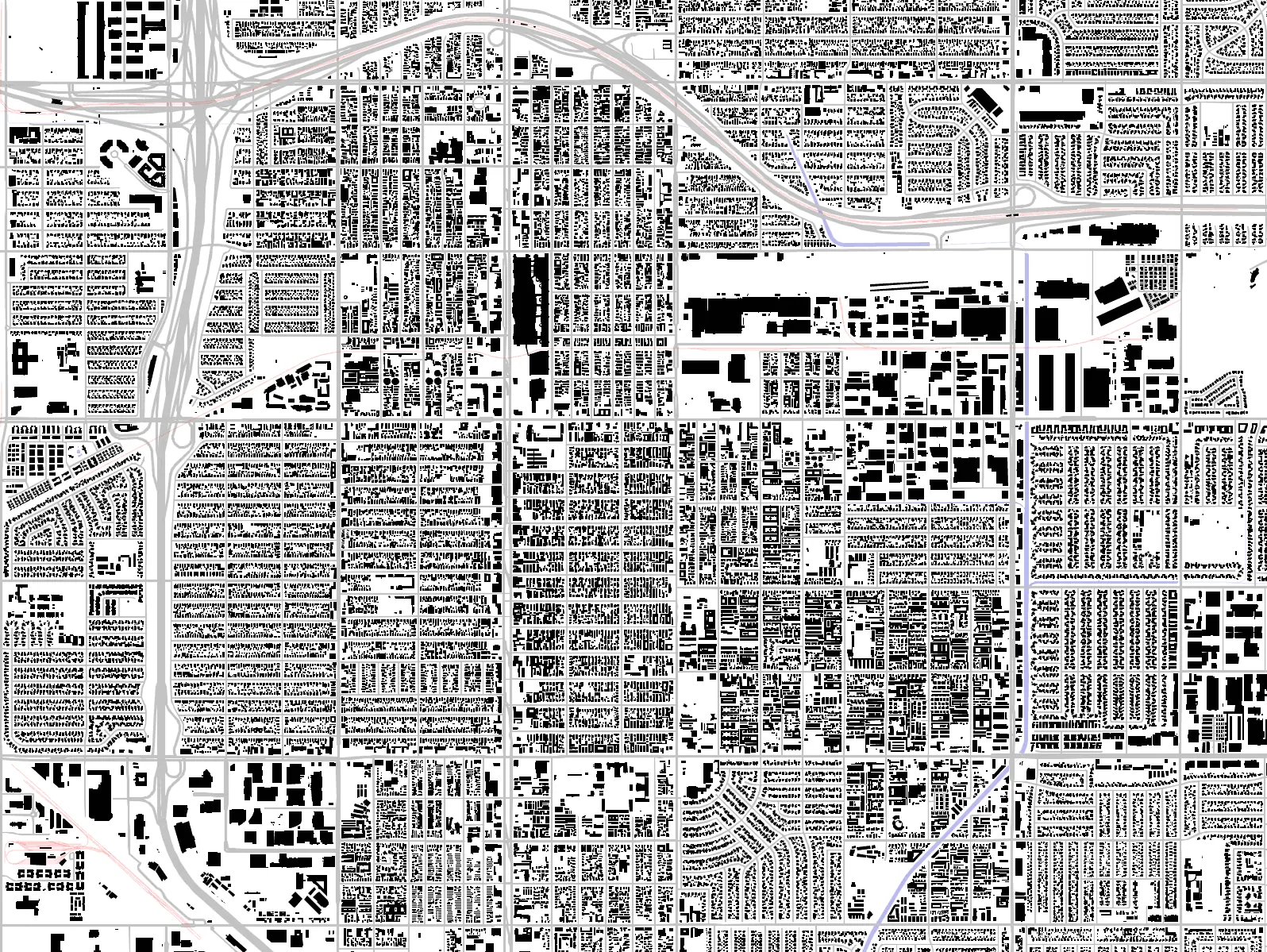 Hawthorne figure ground plan