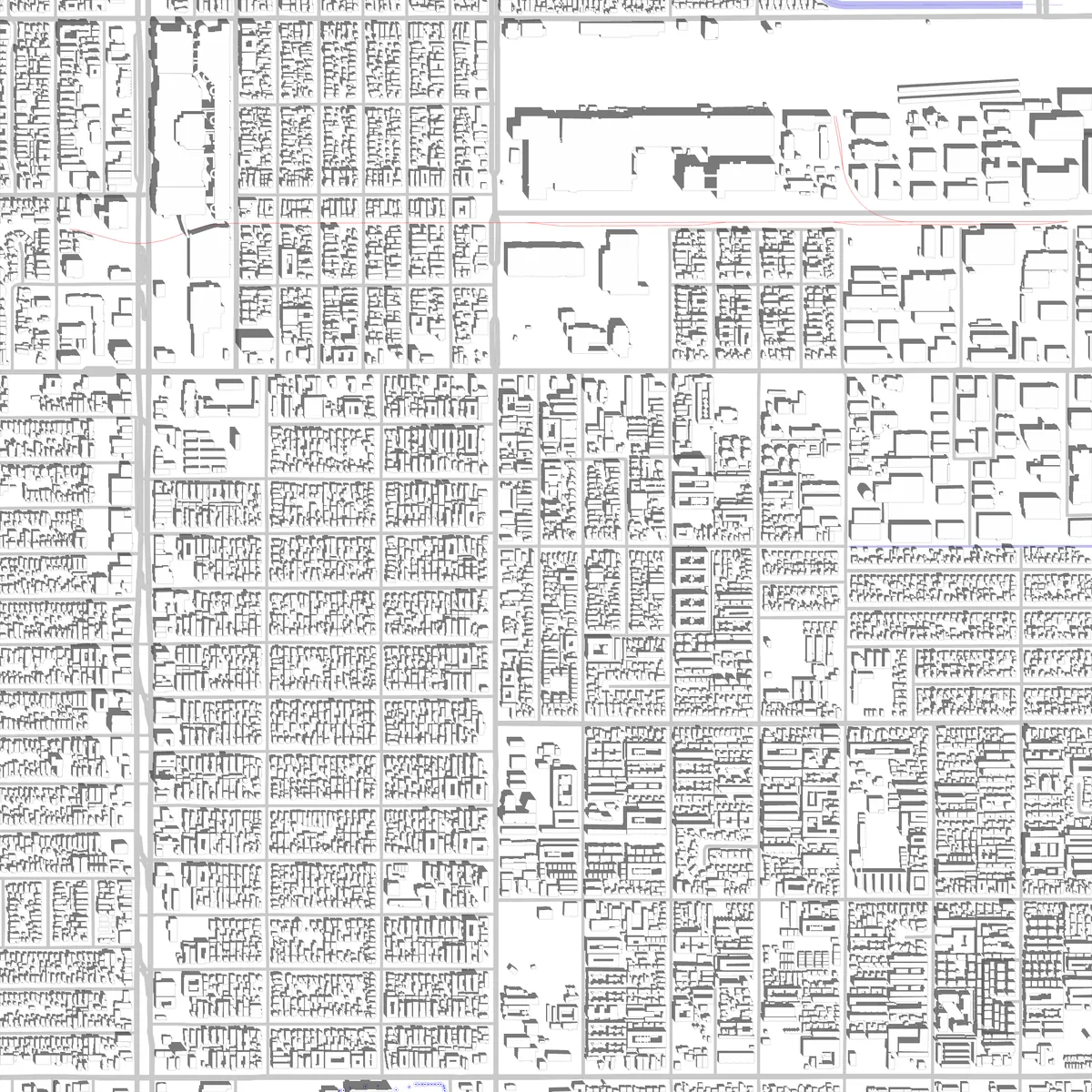 Hawthorne site plan (2.5 km)