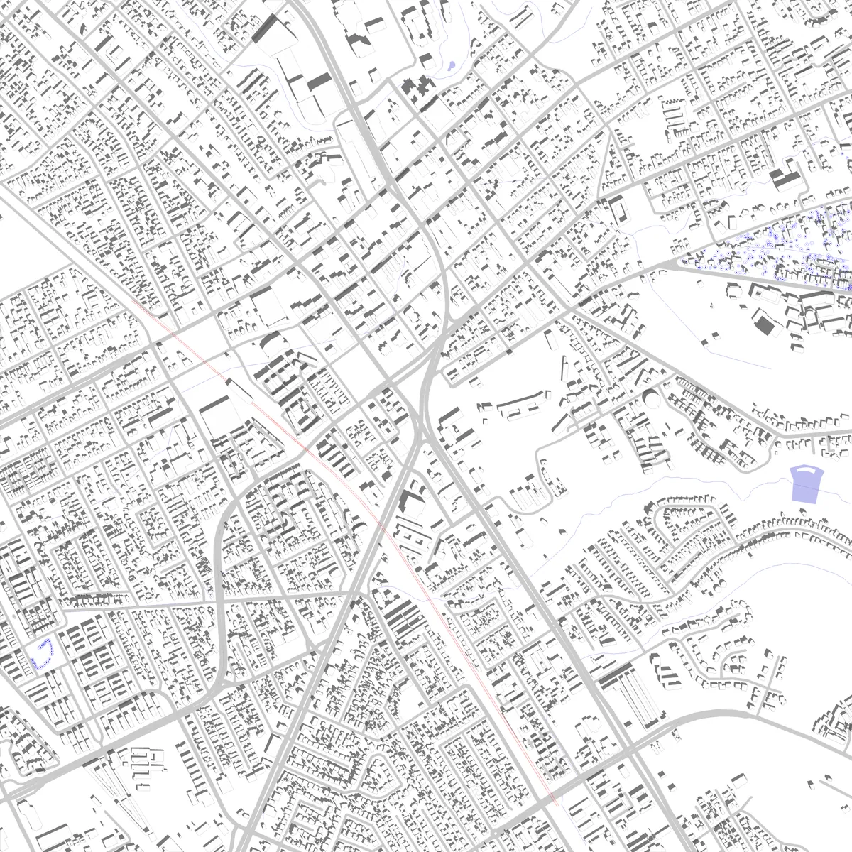 Hayward Lageplan (2,5 km)