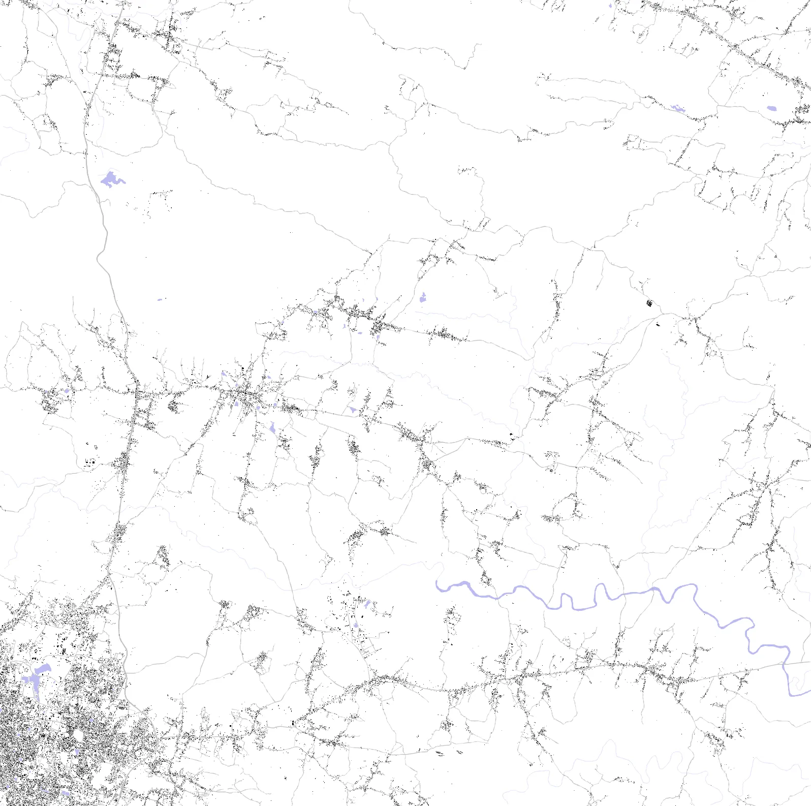 Hazaribagh figure ground plan