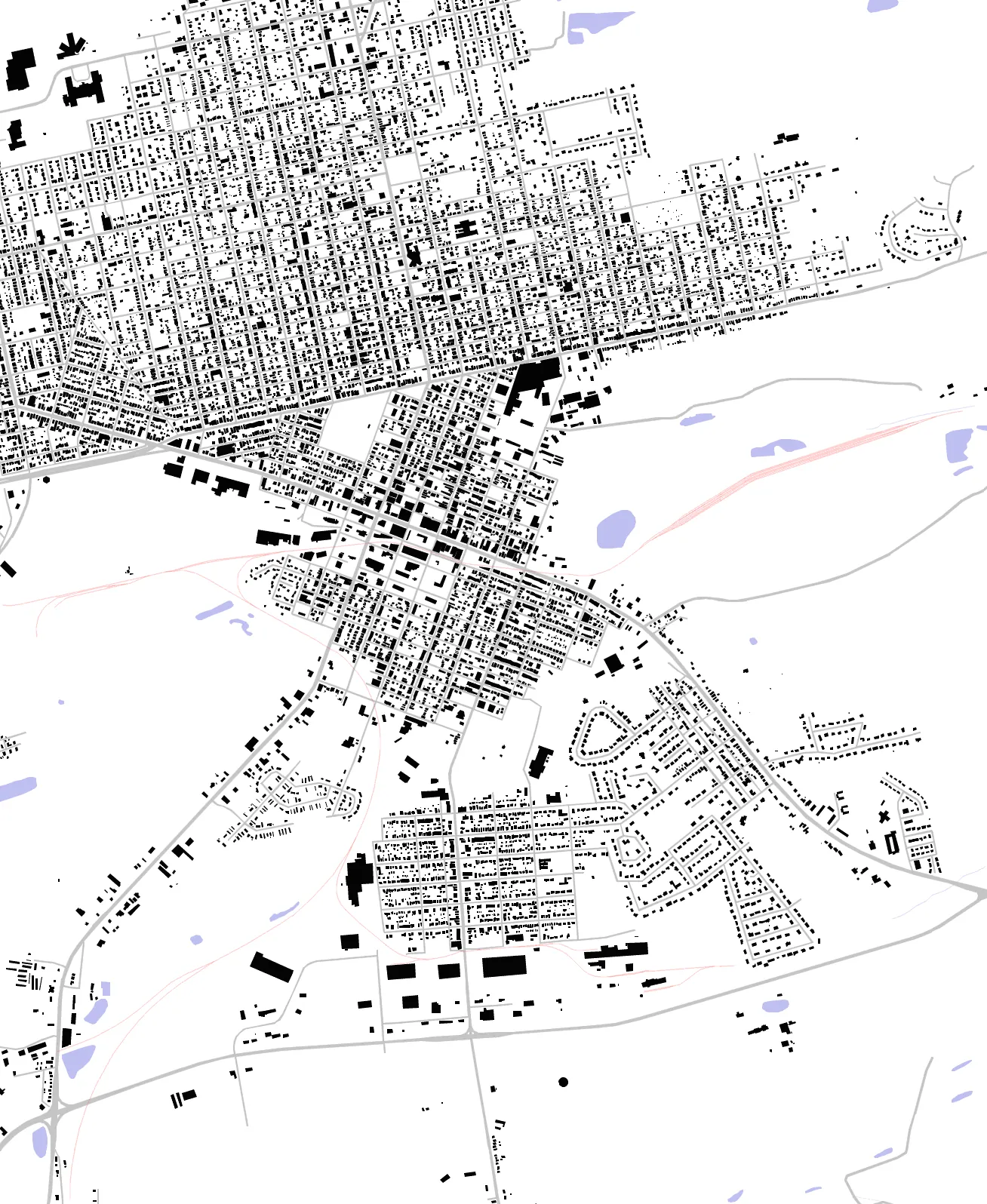 Hazleton Schwarzplan