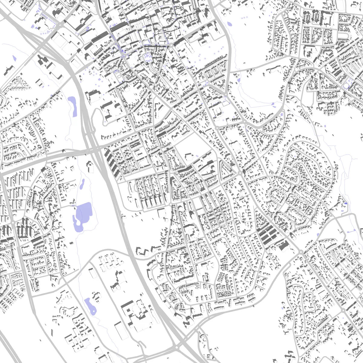 Heerlen situatieplan (2,5 km)