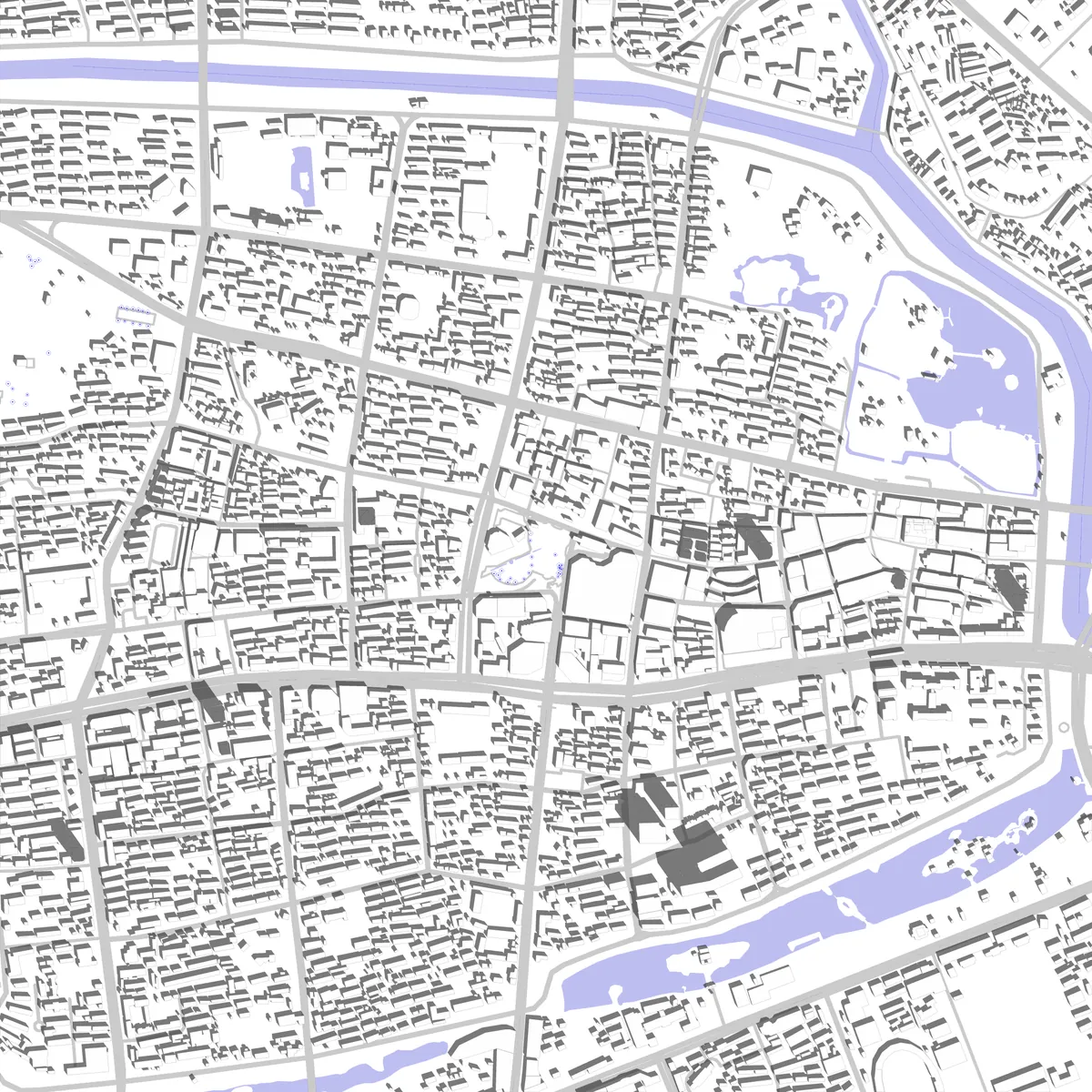 Hefei site plan (2.5 km)
