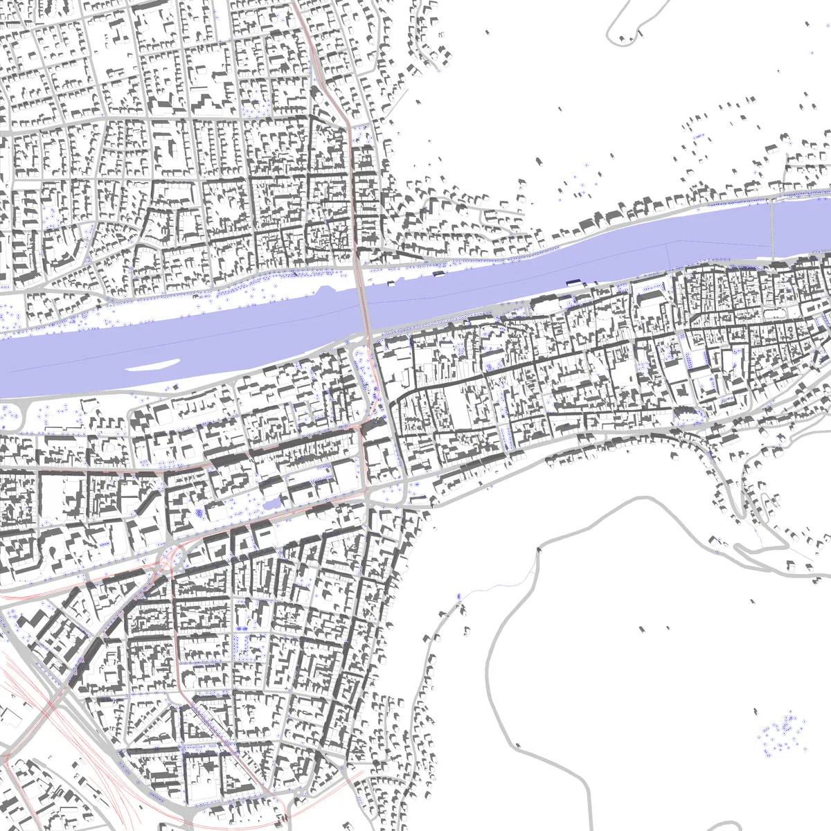 Heidelberg Lageplan (2,5 km)