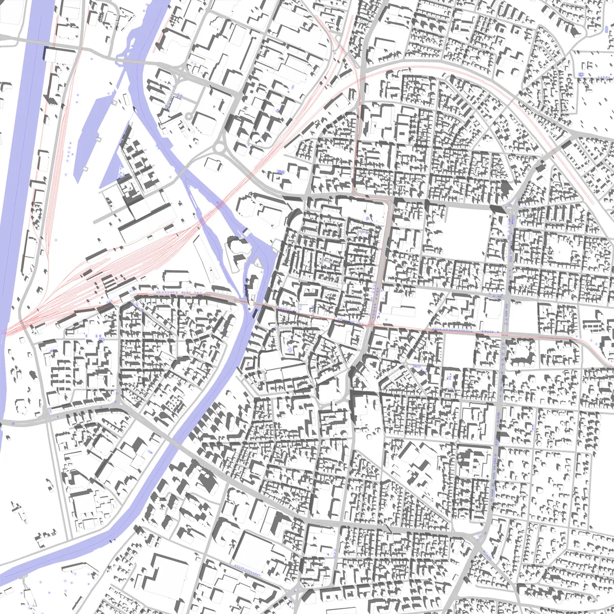 Heilbronn Lageplan (2,5 km)