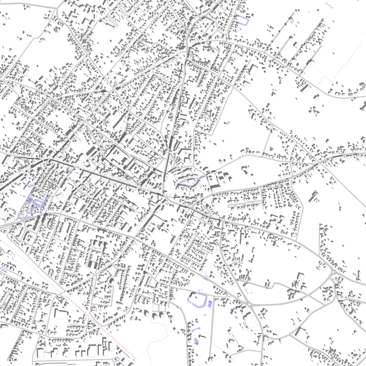 Heist-op-den-Berg plan de situation (2,5 km)