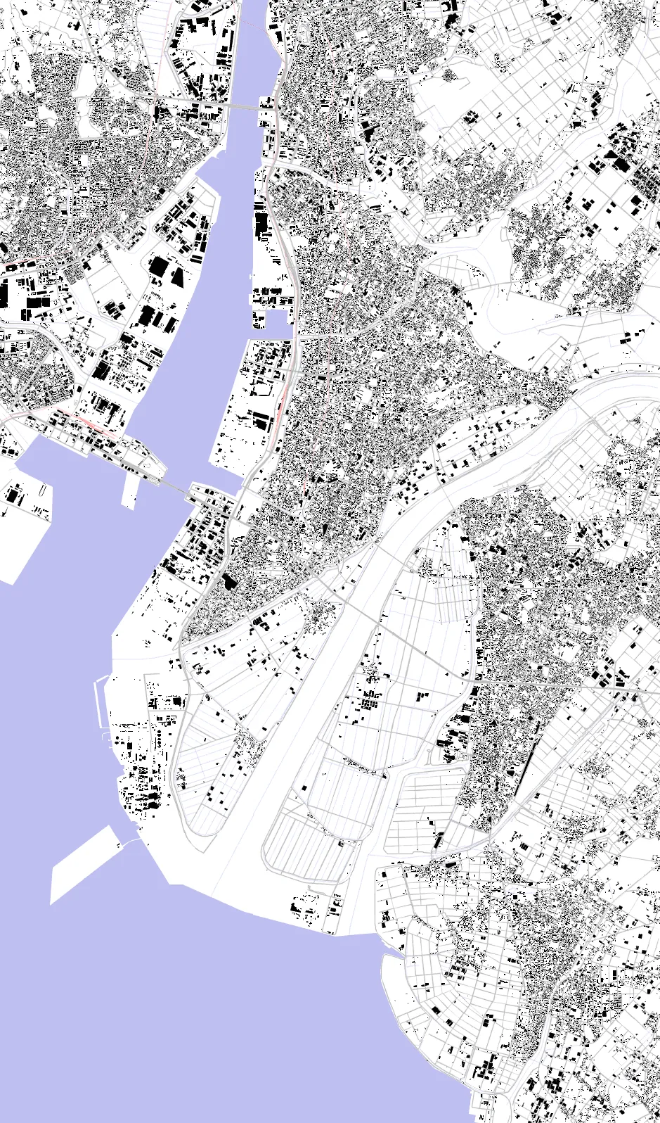 Hekinan figure ground plan