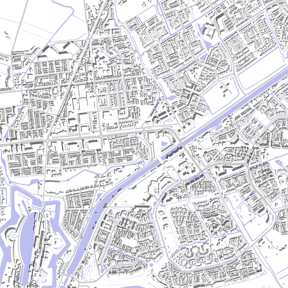 Hellevoetsluis Lageplan (2,5 km)