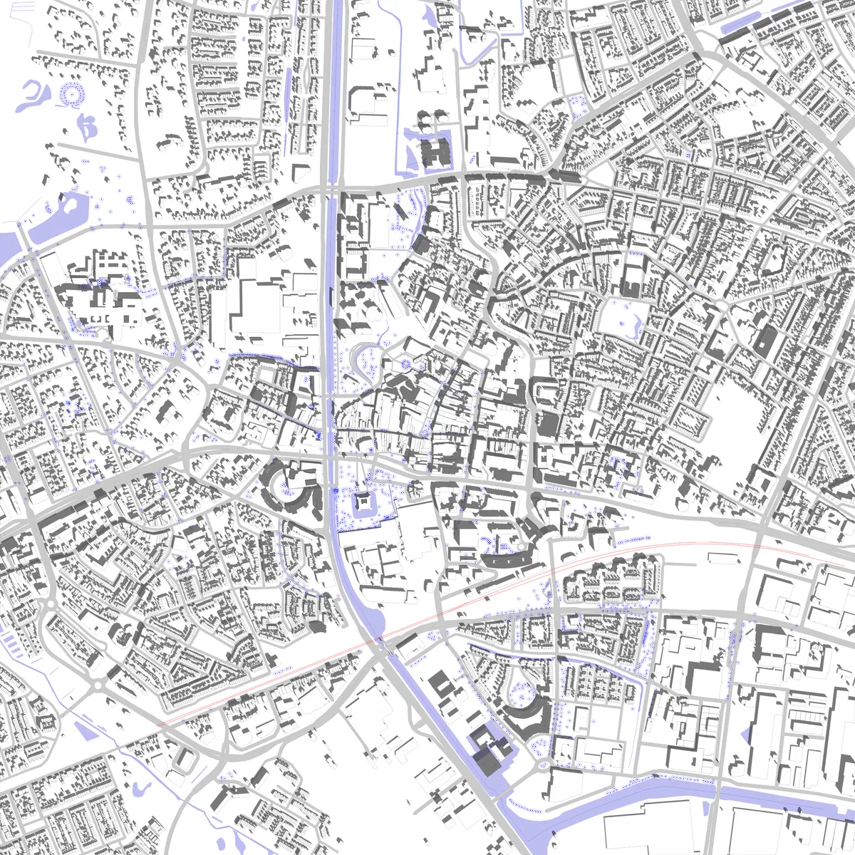 Helmond situatieplan (2,5 km)