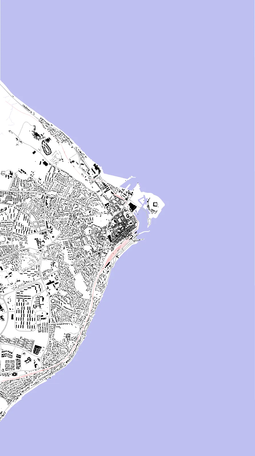 Helsingør figure ground plan