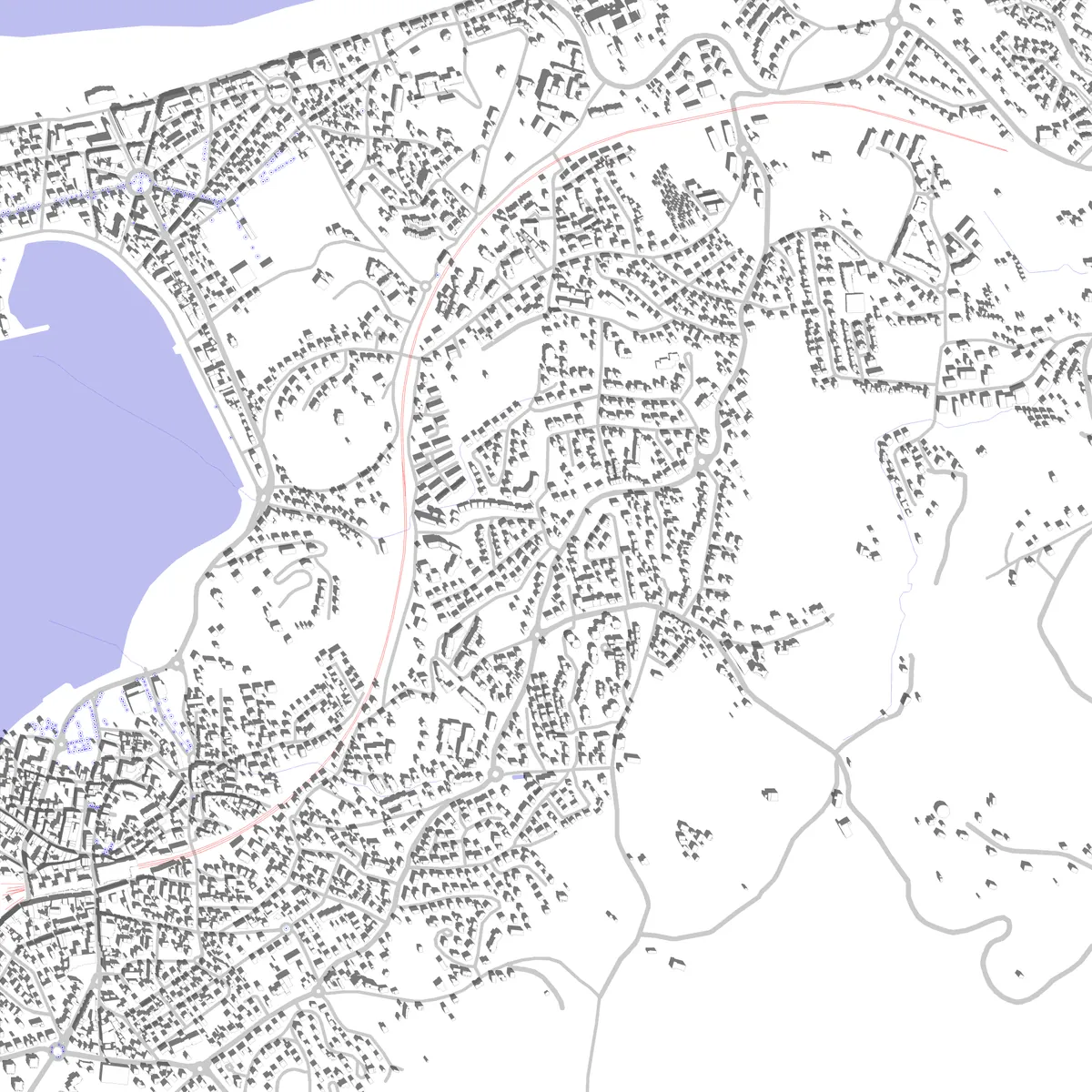 Hendaye site plan (2.5 km)