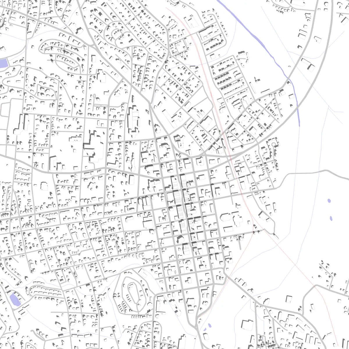 Hendersonville site plan (2.5 km)