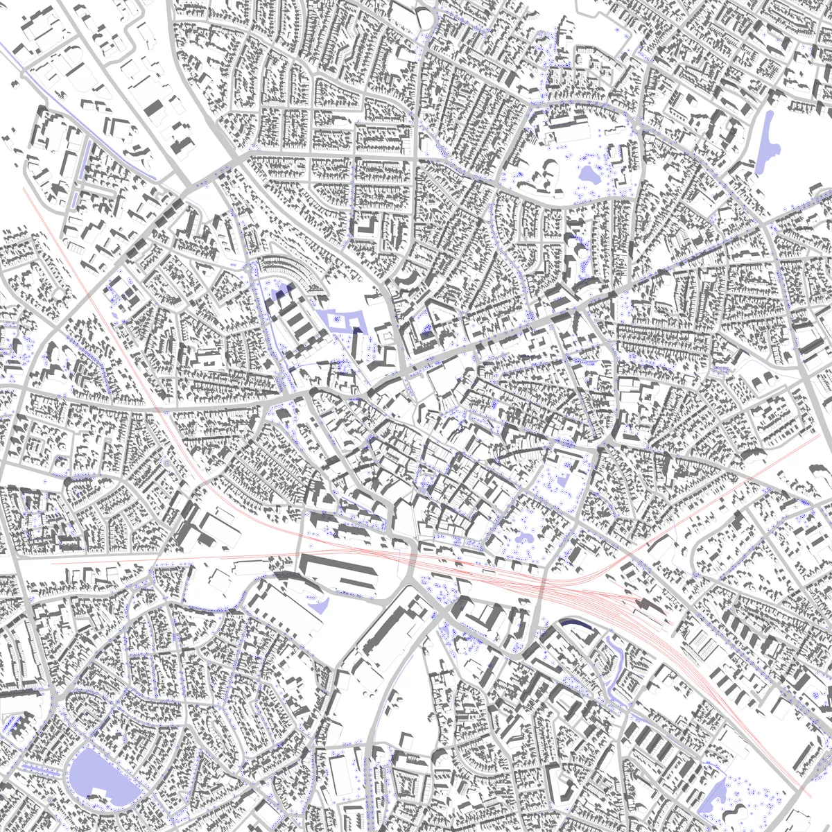 Hengelo situatieplan (2,5 km)