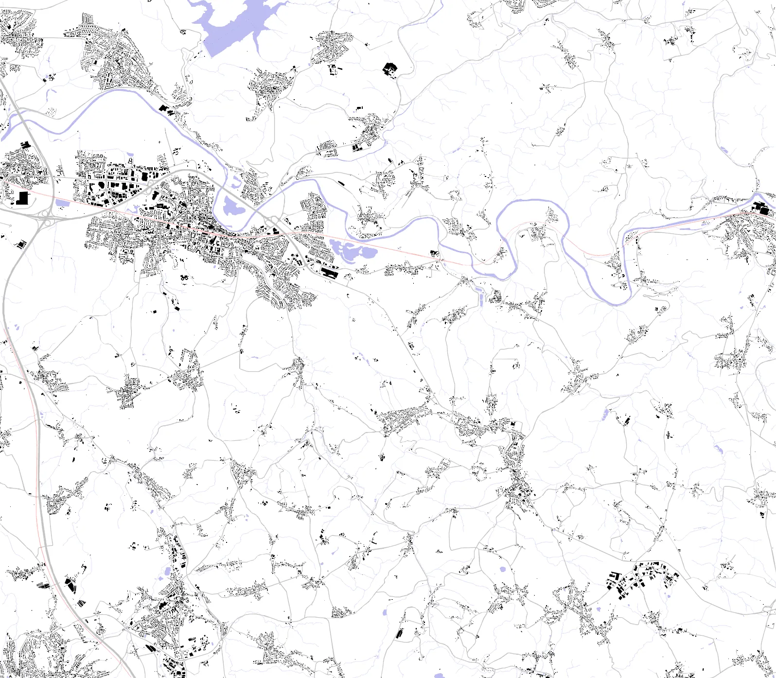 Hennef Schwarzplan