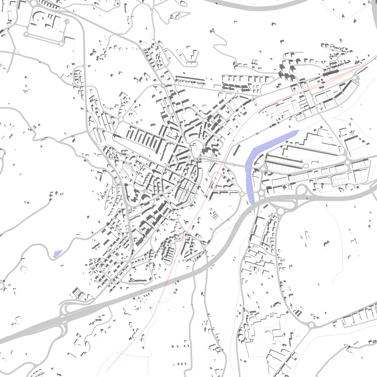 Hernani Lageplan (2,5 km)
