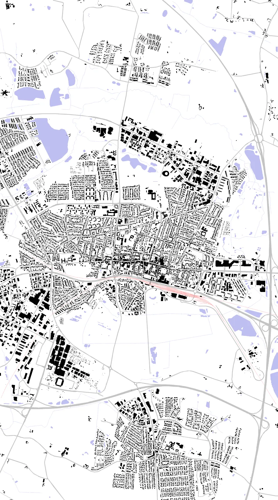 Herning figur-grund-plan