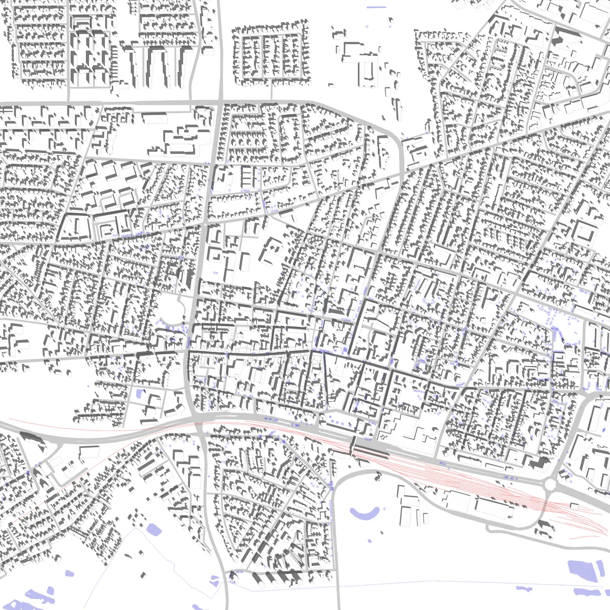 Herning situationsplan (2,5 km)