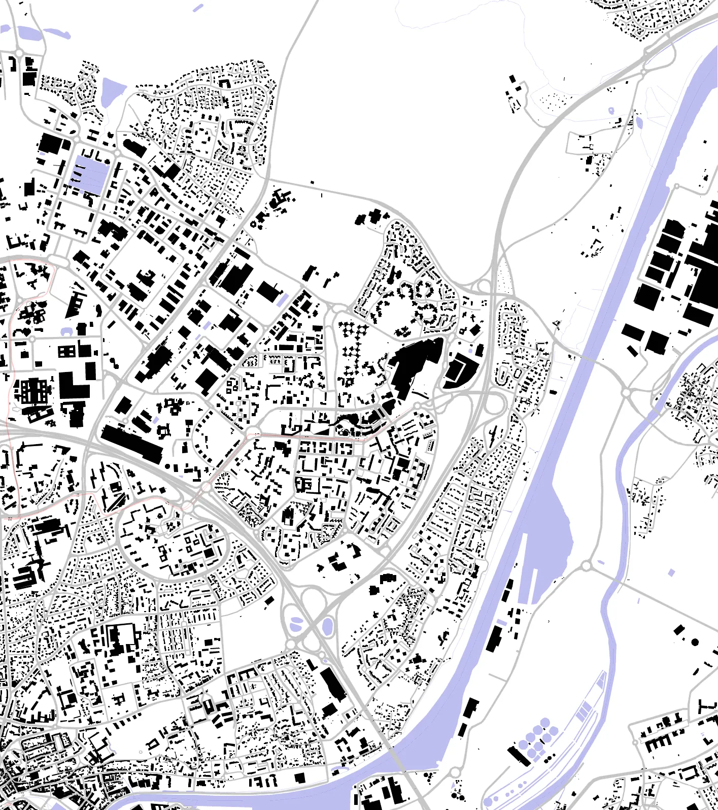 Hérouville-Saint-Clair plan de masse