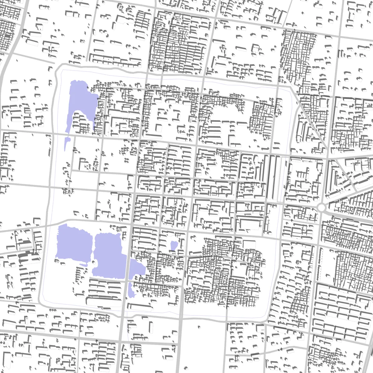 Heze Lageplan (2,5 km)