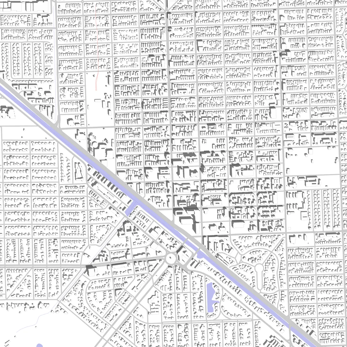 Hialeah site plan (2.5 km)