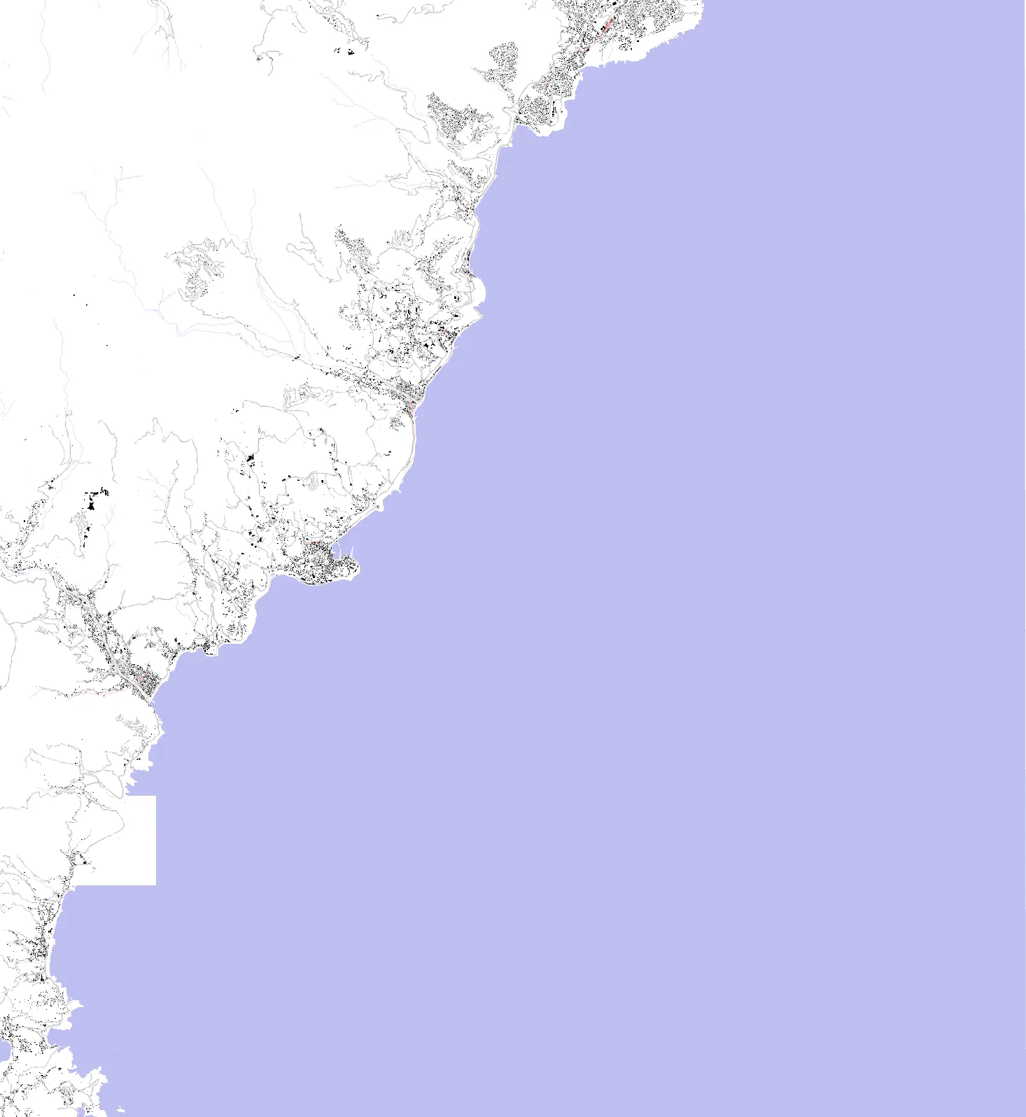 Higashiizu figure ground plan