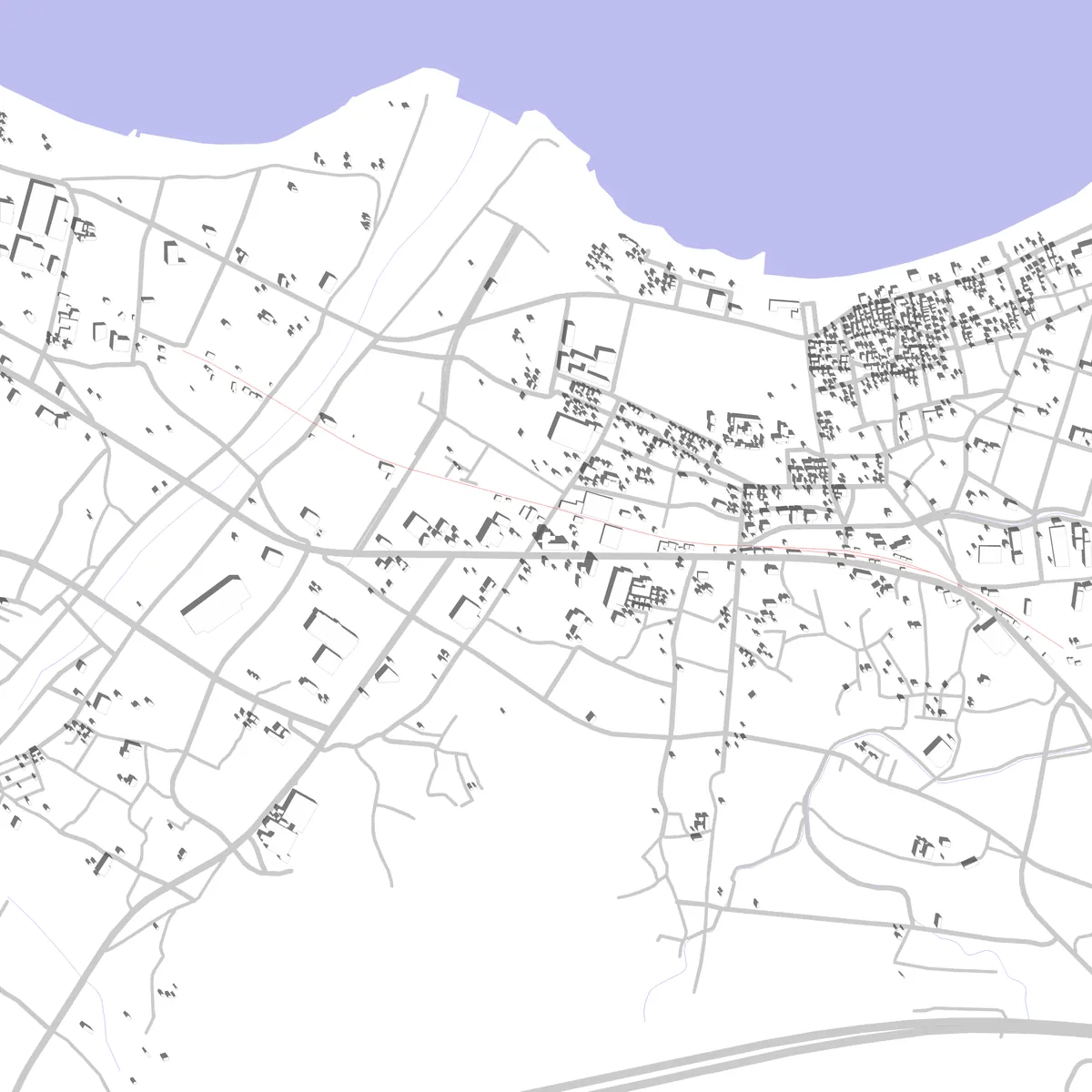 東かがわ 敷地図 (2.5 km)