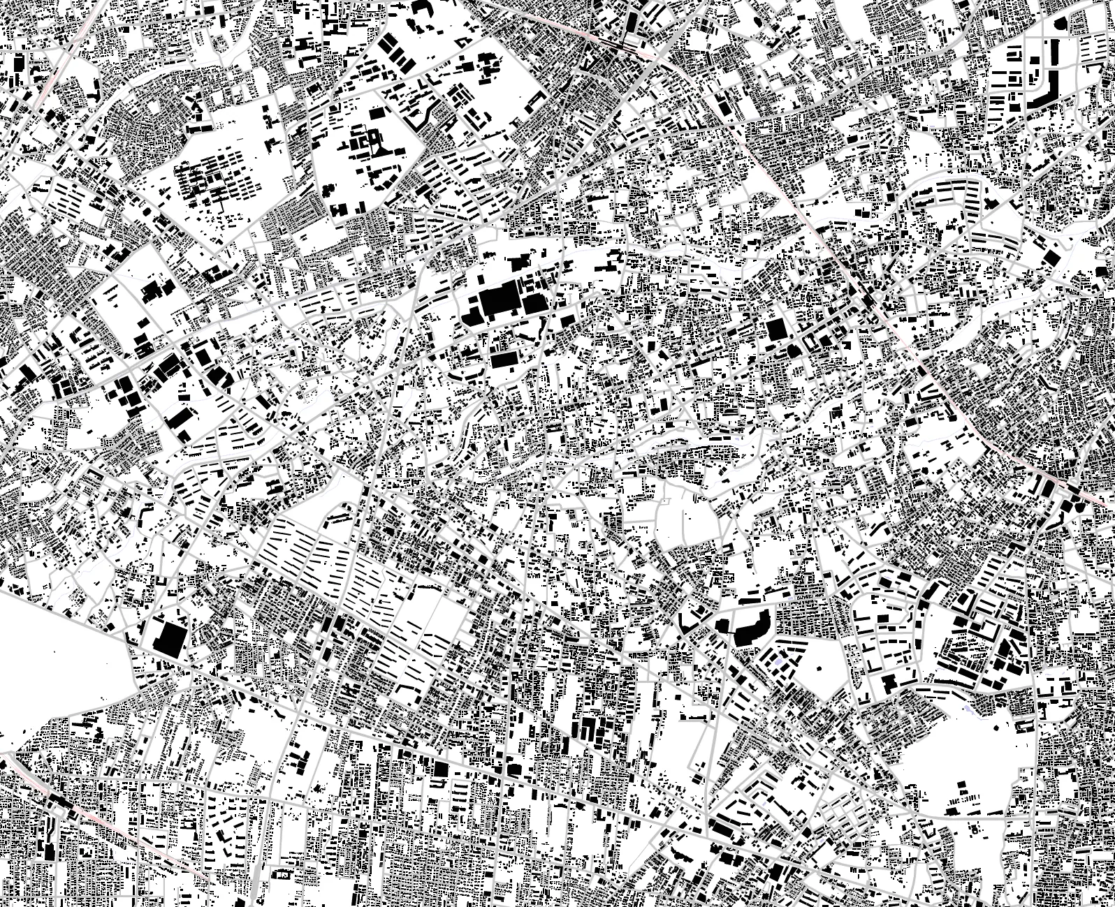 Higashikurume figure ground plan