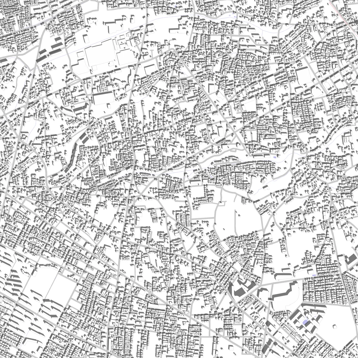 Higashikurume site plan (2.5 km)