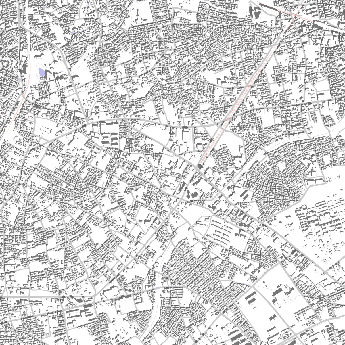 Higashimurayama site plan (2.5 km)