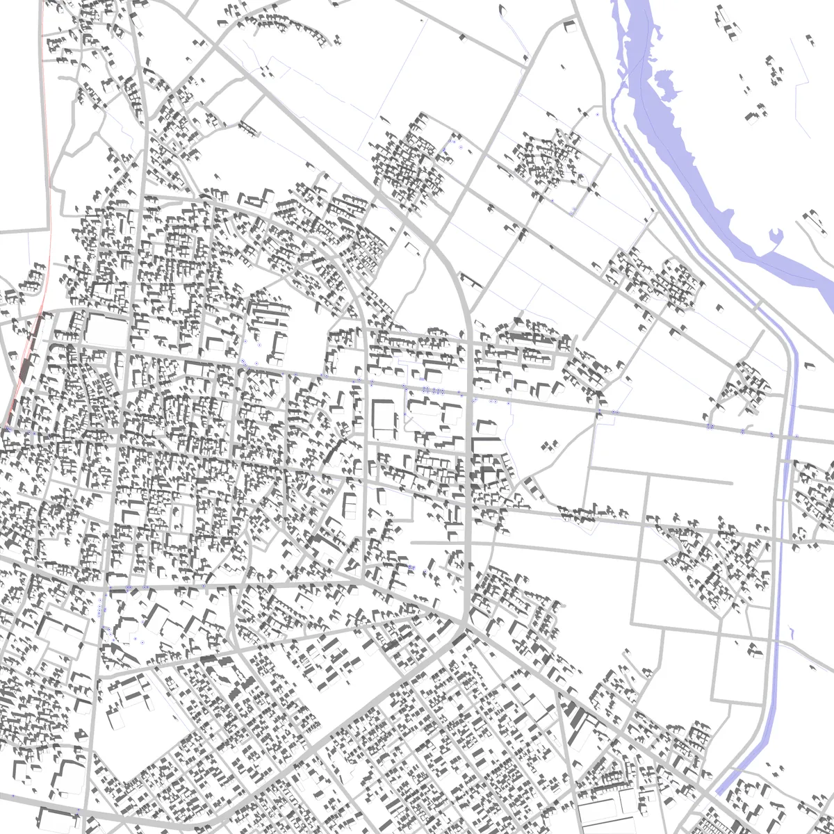 Higashiomi Lageplan (2,5 km)