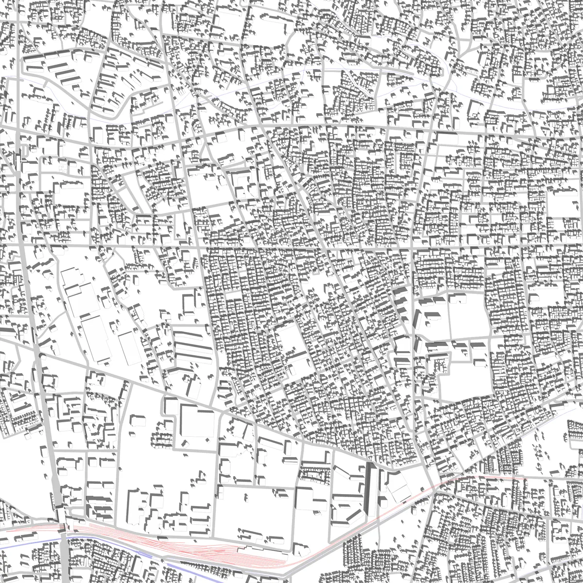 Higashiyamato Lageplan (2,5 km)